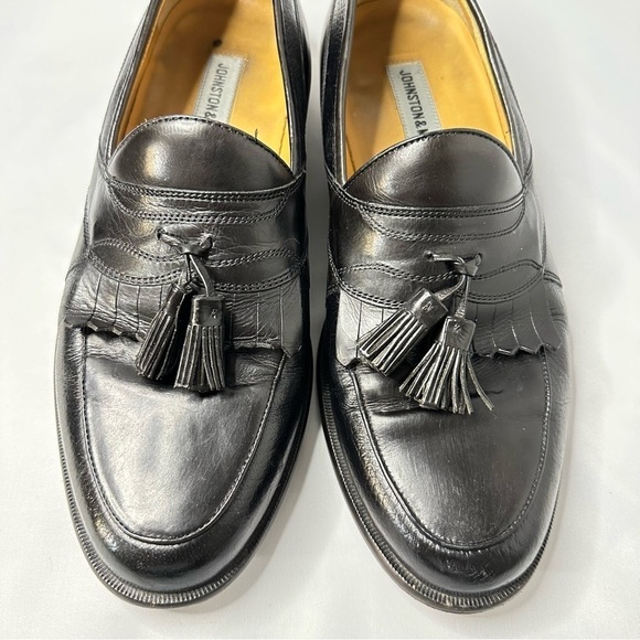Johnston & Murphy Men’s Leather Loafer Black Tassel Dress Shoes Size 9M‎ - Picture 11 of 11